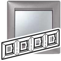 Рамка 4п гор Титан Valena