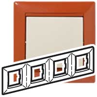 Рамка 4п гор Терра Valena