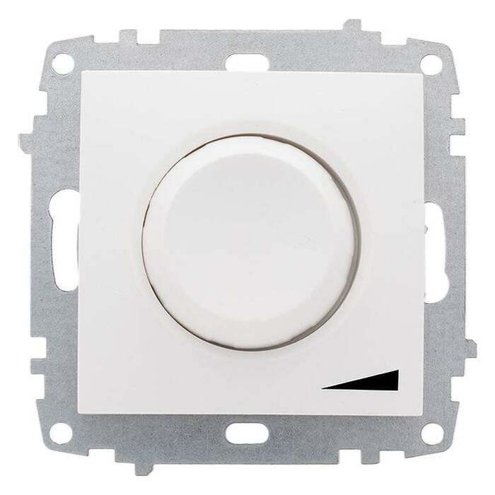 Механизм поворотного светорегулятора EKF МИЛАН, 600 Вт, белый, EMD06-101-10