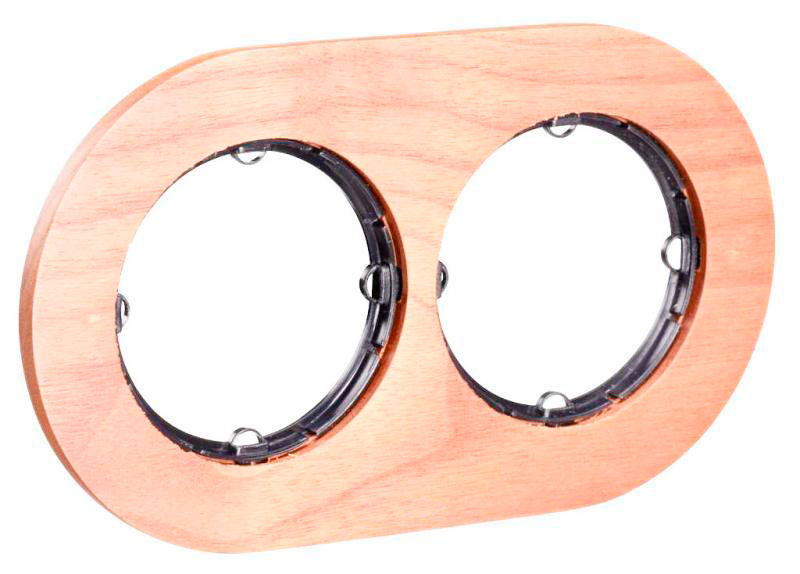 Рамка 2 поста Fontini DO, бук, 33802812