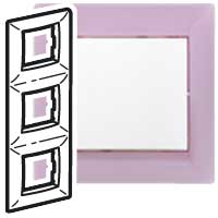 Рамка 3п вер Виола Valena