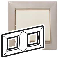 Рамка 2п гор Кантри Valena