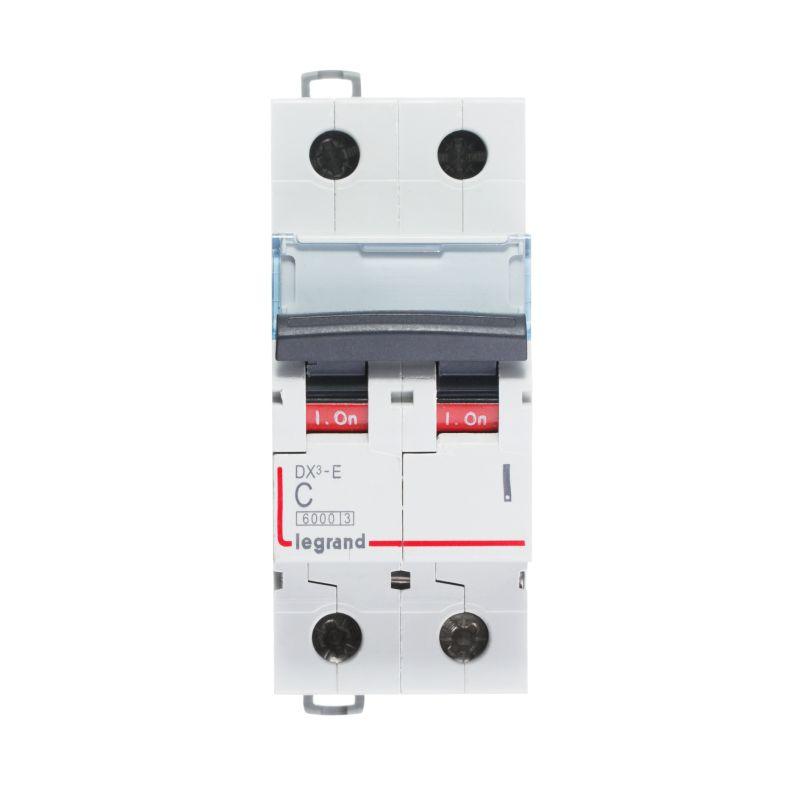 Выключатель автоматический модульный 2п C 63А 6кА DX3-E 6000 2мод. 230/400В Leg 407283