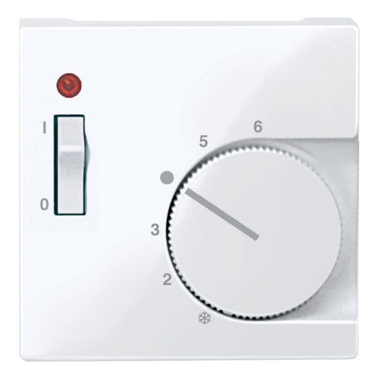 Накладка на терморегулятор Schneider Electric MERTEN SYSTEM M, активно-белый, MTN534825