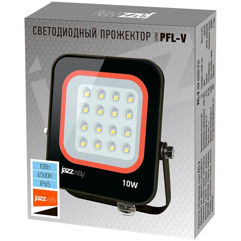 Прожектор светодиодный PFL-V 10Вт 6500К IP65 JazzWay 5039674