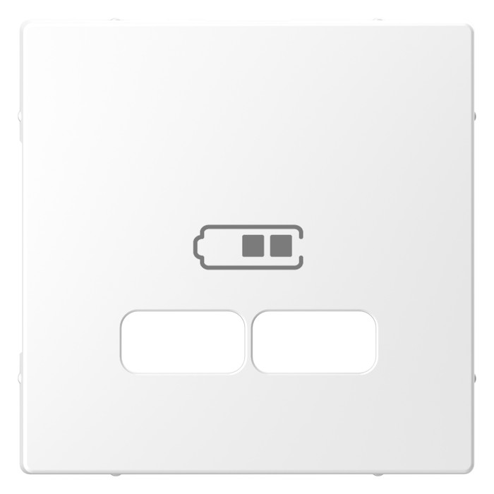 Накладка на розетку USB Schneider Electric MERTEN D-LIFE, скрытый монтаж, белый, MTN4367-6035