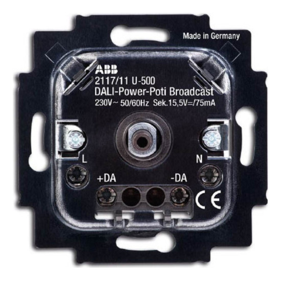 Механизм поворотного светорегулятора ABB коллекции BJE, 500 Вт, 2CKA006599A2988