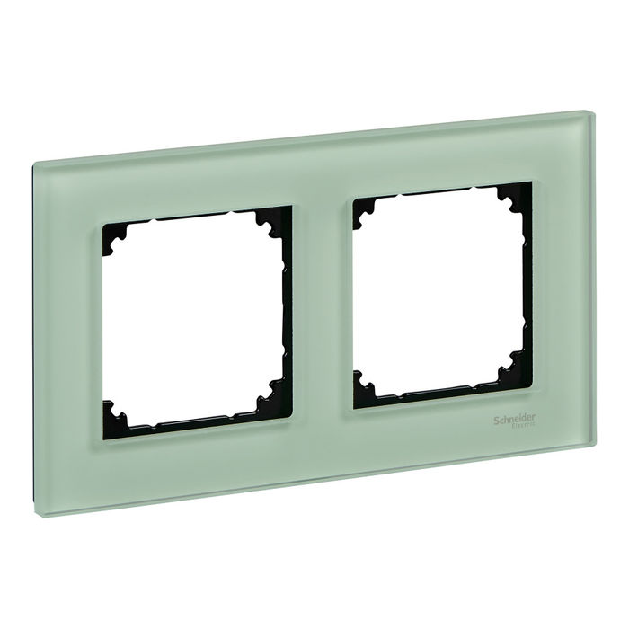 Рамка 2 поста Schneider Electric MERTEN M-ELEGANCE, изумруд, MTN404204