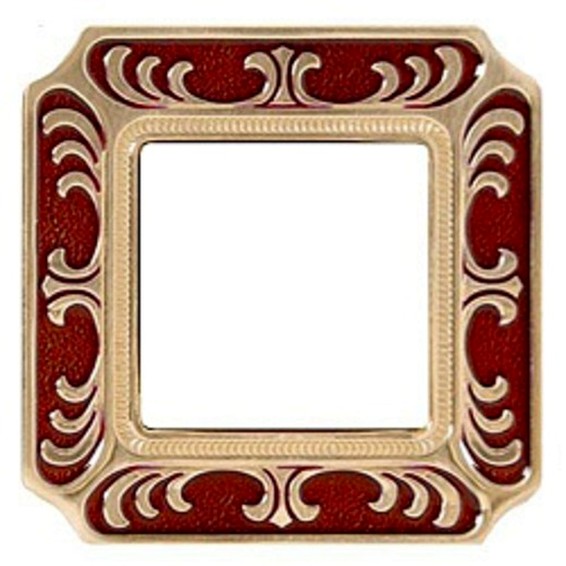 Рамка 1 пост FEDE, ruby red, FD01351ROEN