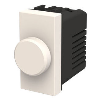 Светорегулятор-переключатель поворотный ABB ZENIT, 500 Вт, альпийский белый, 2CLA216010N1101