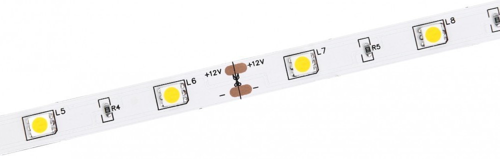 Лента светодиодная LED LSR-5050W30-7.2-IP20-12В (уп.5м) IEK LSR2-2-030-20-3-05