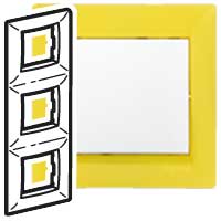 Рамка 3п вер Фрэш Valena