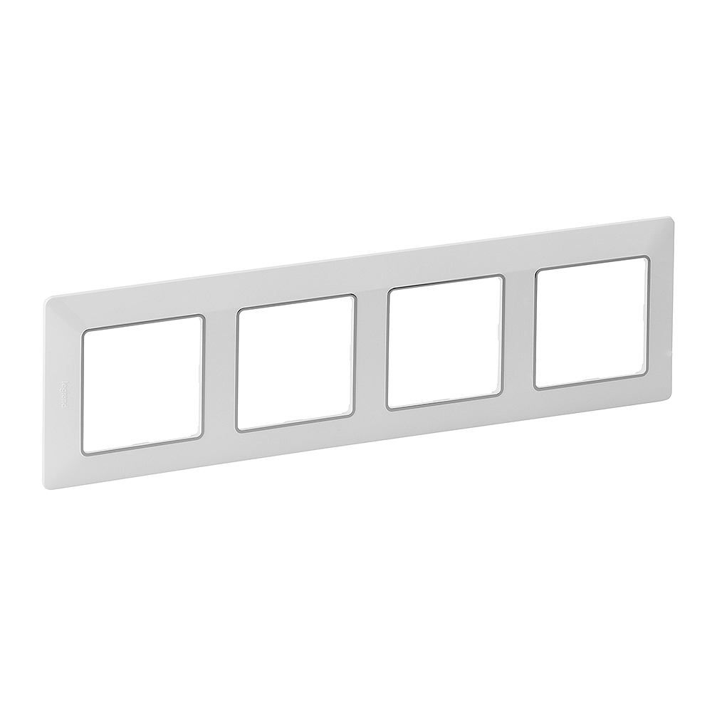 4G PLATE WHITE/CHROME  VL