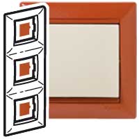 Рамка 3п вер Терра Valena