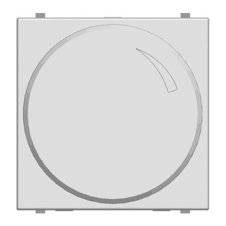 Светорегулятор-переключатель поворотный ABB ZENIT, 400 Вт, альпийский белый, 2CLA226020N1101