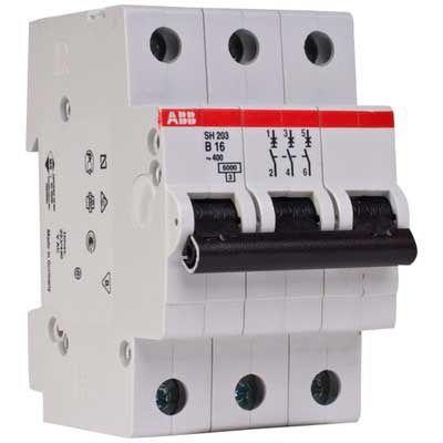 Автоматический выключатель ABB   3п C 50А 6кА SH203 C50 2CDS213001R0504