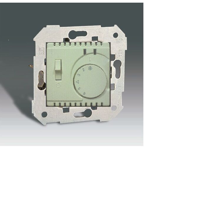 Терморегулятор для теплого пола Simon SIMON 75, с выносным датчиком, алюминий, 82504-33