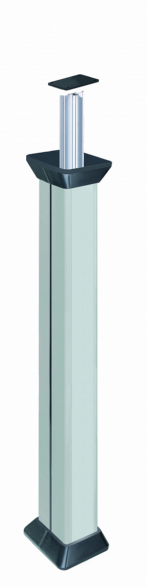 Simon Connect Алюминий/Графит Колонна 1-сторонняя, Cima, с телескопическим упором, 71,5(125)х109,5(164) мм, 3 м