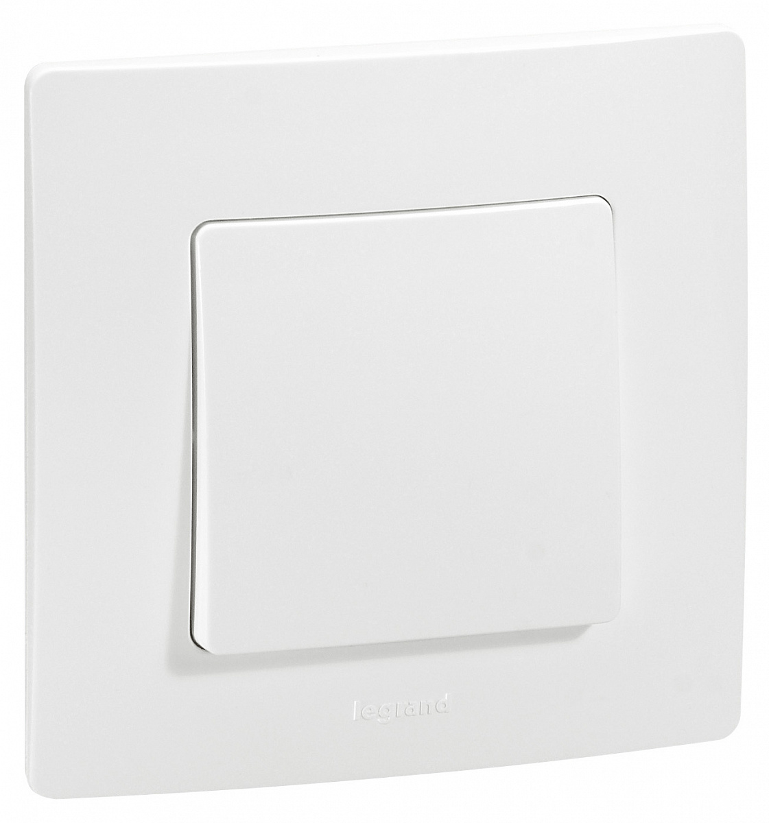 1 GANG PLATE WHITE