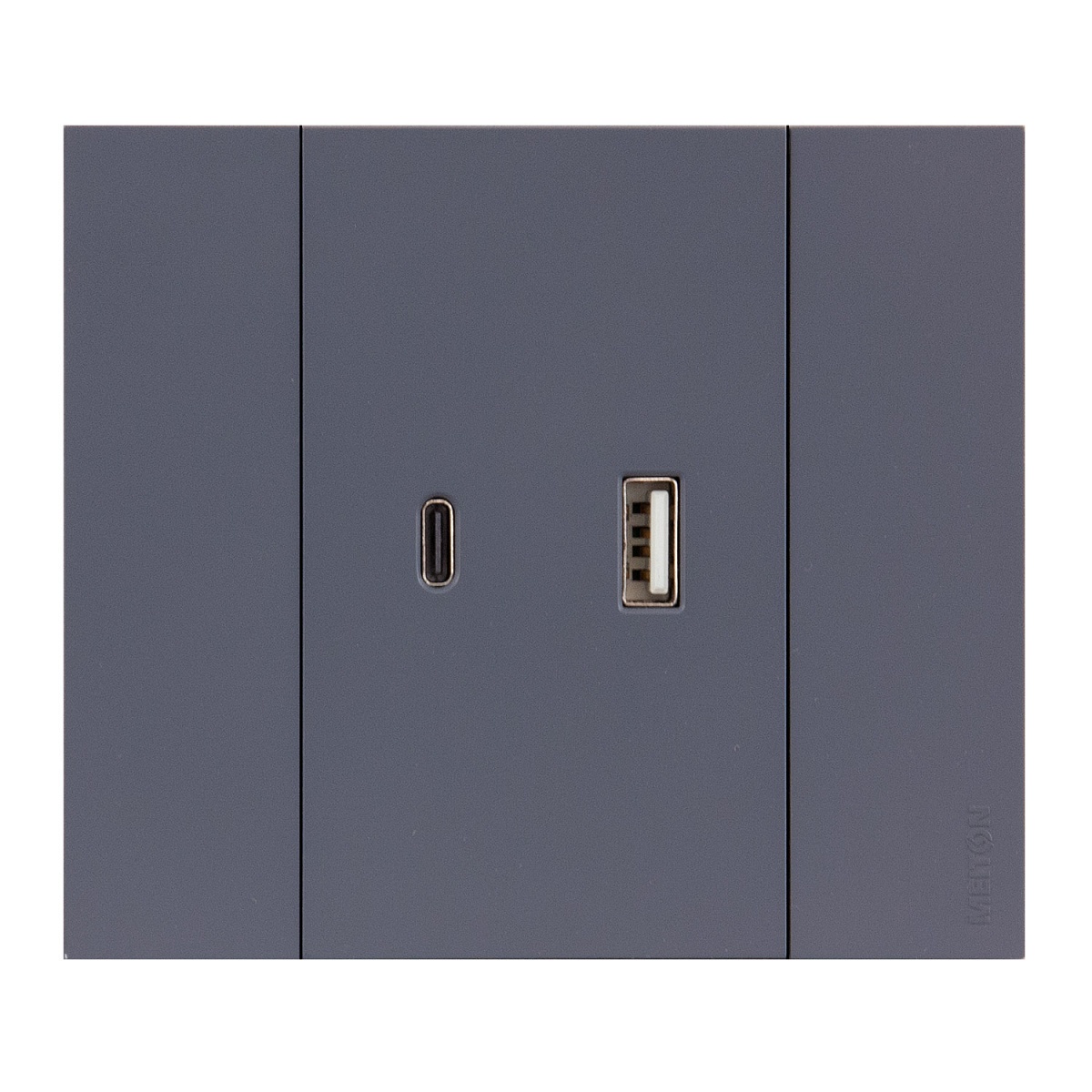 Рамка 1-ая цвет-Грифель матовый MEITON AA4802AL