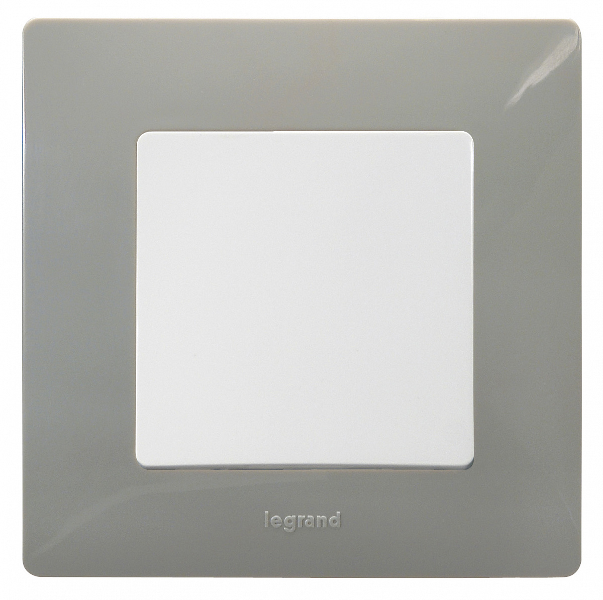 1 GANG PLATE WHITE