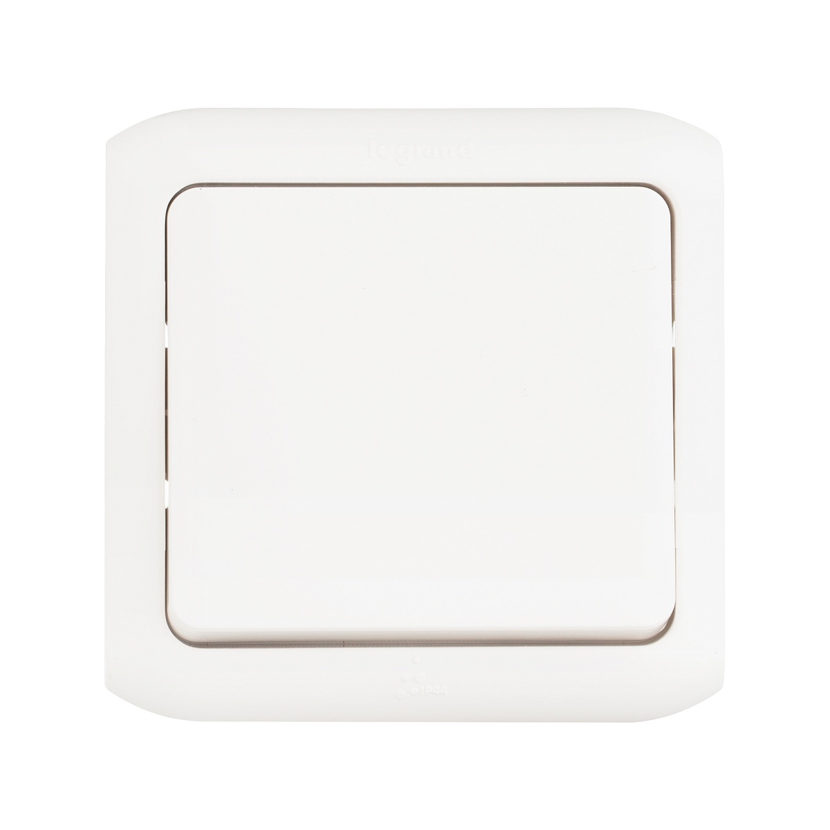 Выключатель кнопочный 1-кл. ОП 6А Quteo IP44 бел. Leg 782305