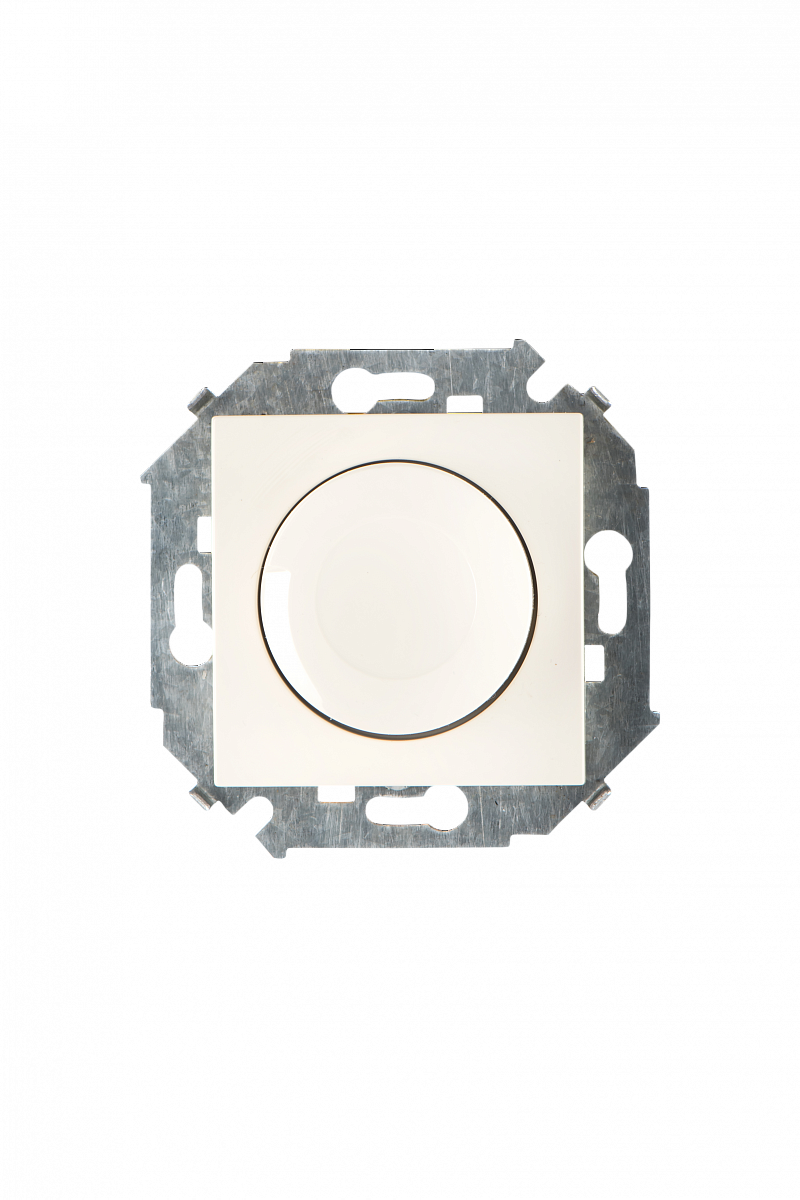 Светорегулятор-переключатель поворотный Simon SIMON 15, 500 Вт, слоновая кость, 1591311-031
