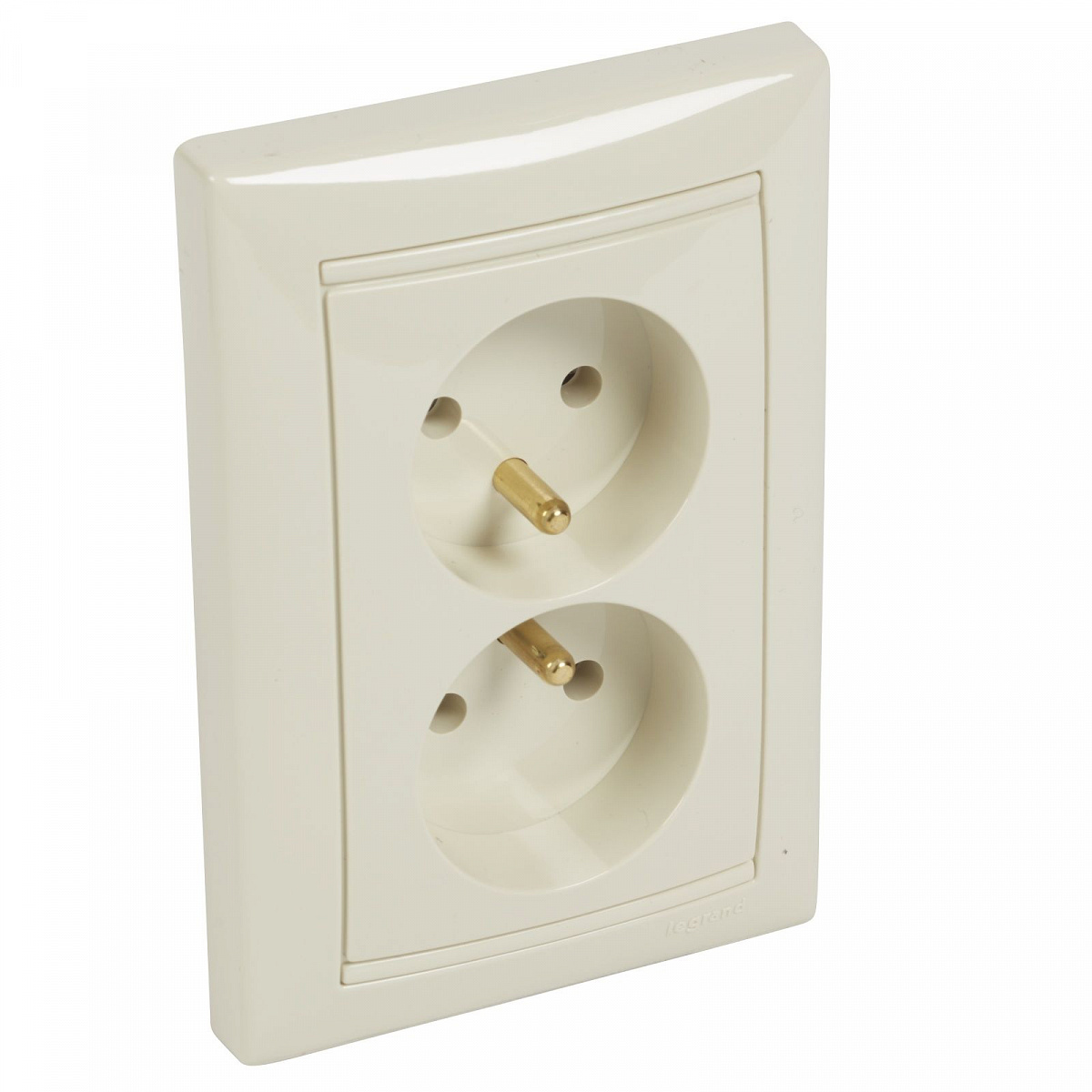 Розетка 2X2К+З фр СЛНК VLN