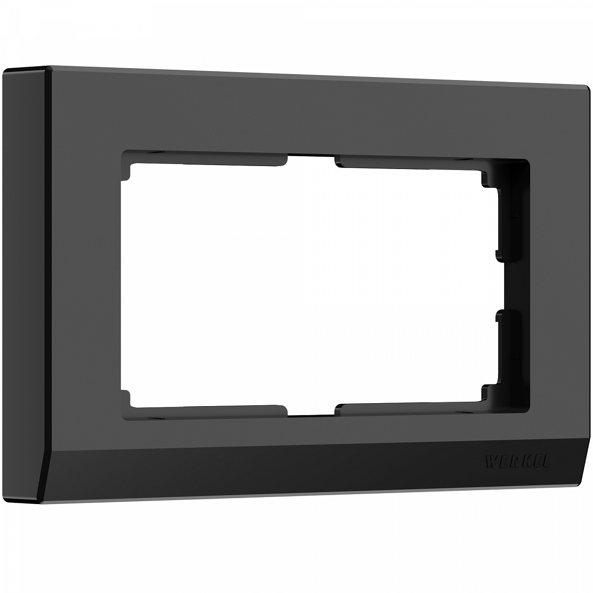 Рамка для двойной розетки (черный) W0081808