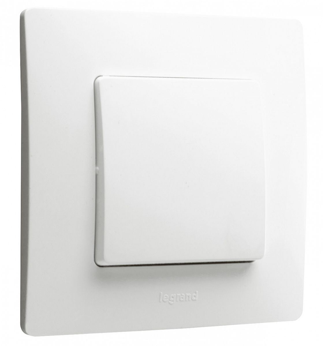 1 GANG PLATE WHITE