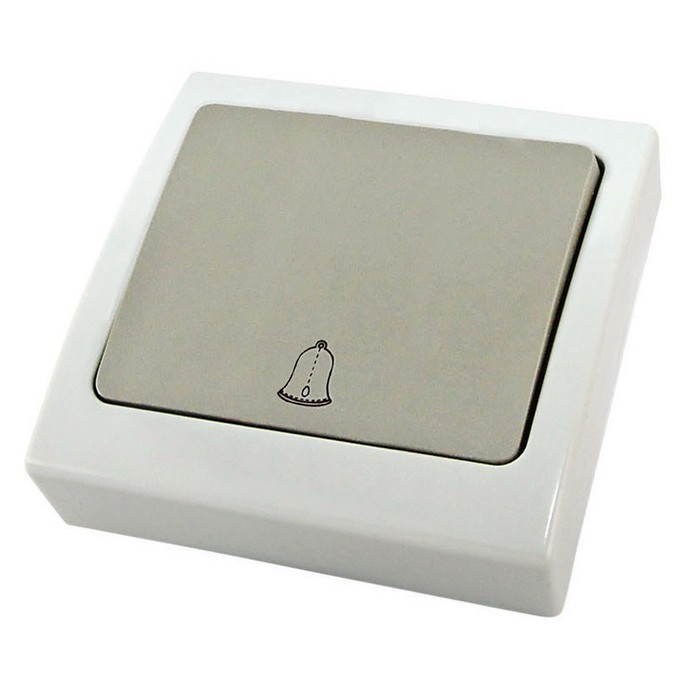 Выключатель одноклавишный кнопочный TDM Electric ВУОКСА, SQ1803-0106