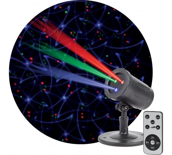 Проектор ЭРА ENIOP-05 Laser, Калейдоскоп, IP44, 220В, 12/252 Б0047976