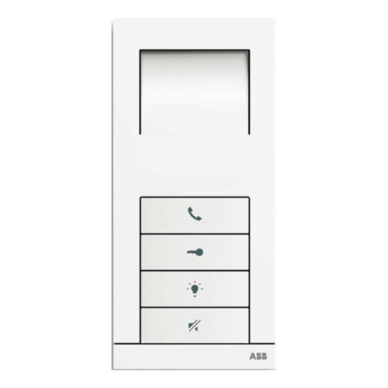 83210 AP-624-500 Абонентское устройство (домофон), аудио, 4 клавиши, белое