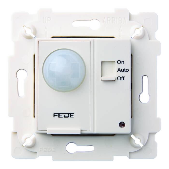 Выключатель с датчиком движения FEDE, 800 Вт, белый, FD28604